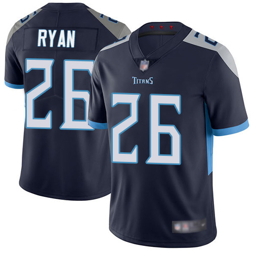 Tennessee Titans Limited Navy Blue Men Logan Ryan Home Jersey NFL Football 26 Vapor Untouchable